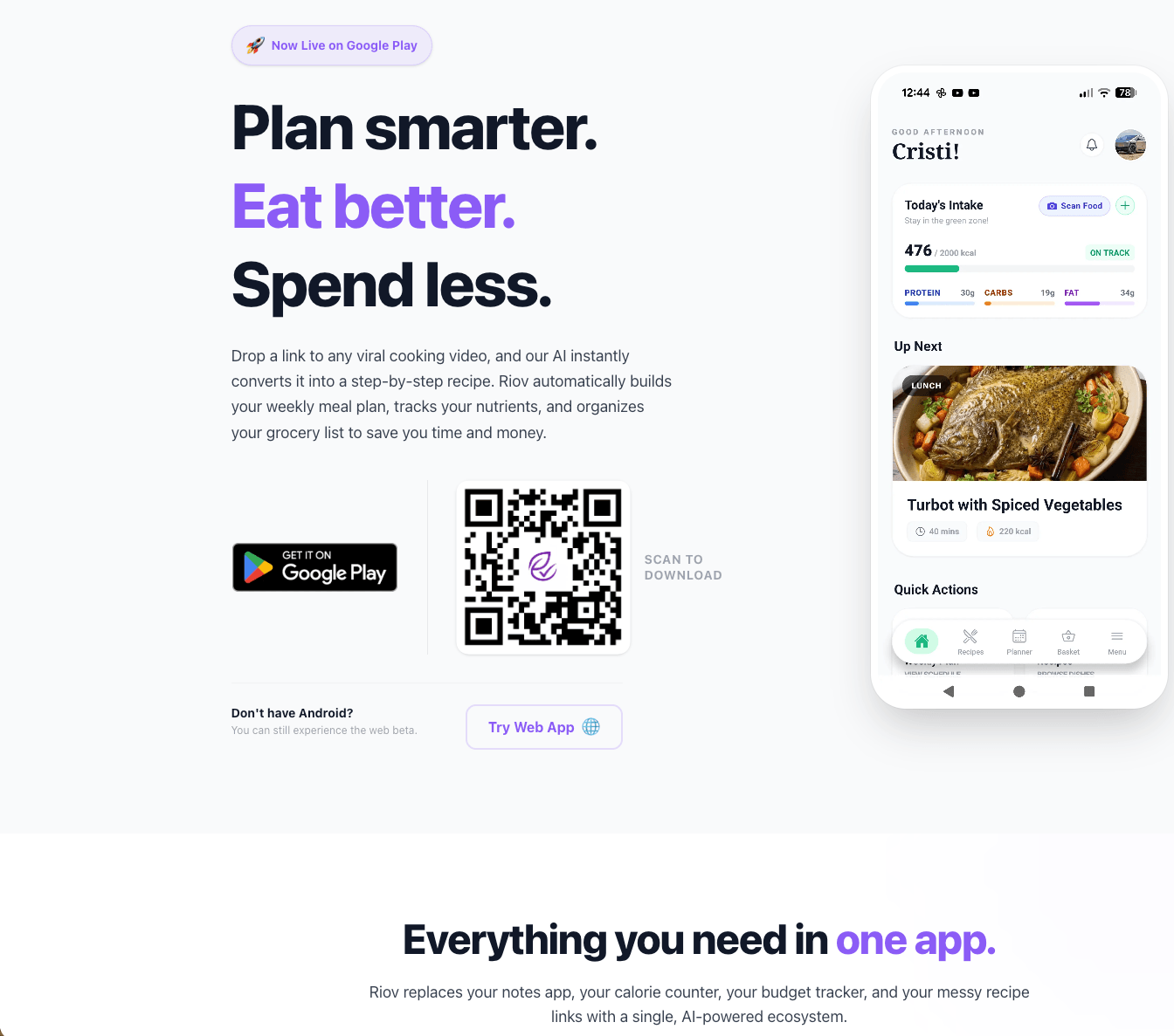 Riov.app Website screenshot 1